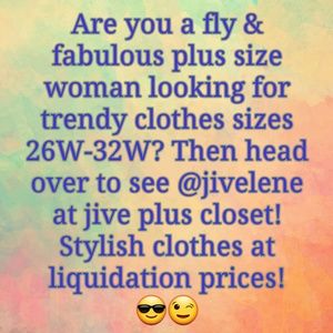 Trendy softly used Plus size clothes szs 26W-32W